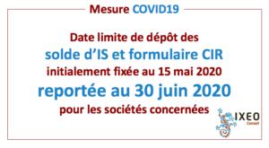 Dépôt du formulaire CIR reporté au 30 juin 2020 pour les entreprises concernées