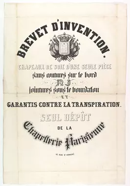 Un brevet d'invention du XIXème siècle