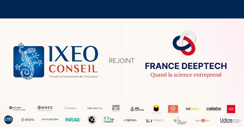 Partenariat IXEO-Conseil x France Deeptech
